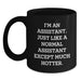 Funny Assistant Black Coffee Mugs Gifts from Men to Coworkers for Christmas Unique Ideas - Main