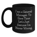 Funny General Manager Black Coffee Mug Gifts from Men to General Manager Friends for Graduation Unique Gifts - Main