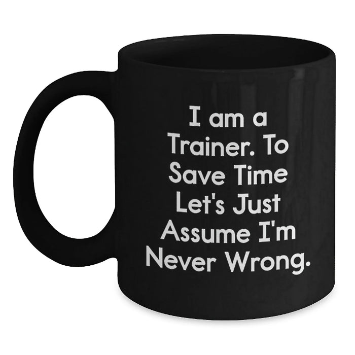 Funny Trainer Mug Gifts from Friends for Men on Birthday Unique Occasions - Main
