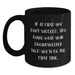 Funny groundskeeper Quotes Black Coffee Mug, groundskeeper Gifts for Mom, Gifts from Family - Main