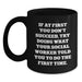Funny Social Worker Gifts from Friends for Social Worker Graduation Unique Black Coffee Mug - Main