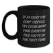 Funny Surveyor Graduation Unique Gifts from Friends for Surveyor Men Black Coffee Mugs, If At First You Don't Succeed, Try Doing What Your Surveyor Told You To Do The First Time - Main
