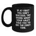 Funny Valet Gifts for Men, Birthday Unique Gifts from Friends, Valet Black Coffee Mug with 'If At First You Don't Succeed, Try Doing What Your Valet Told You To Do The First Time.' Quote - Main