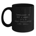 Funny Embroidery Gifts for Men and Women - Black Coffee Mug - Embroidery Is Not A Hobby, It's A Post-apocalyptic Life Skill Gifts from Family and Friends for Graduation Unique Gifts - Main