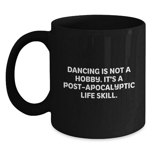 Dancing Enthusiast Gifts for Men, Funny Black Coffee Mug, Graduation Unique Gifts from Friends - Main