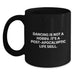 Dancing Enthusiast Gifts for Men, Funny Black Coffee Mug, Graduation Unique Gifts from Friends - Main