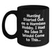 Funny Hunting Gifts from Men to Friends for Graduation Unique Hunting Black Coffee Mug - Main
