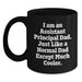 Funny Assistant Principal Gifts for Dad - Black Coffee Mug - I'm a Principal Dad Except Much Cooler - Main