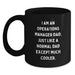 Funny Operations Manager Dad Gifts for Men, Black Coffee Mug, Perfect Graduation Unique Gifts from Family - Main