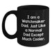 Funny Watchmaker Gifts from Dad, Watchmaker Black Coffee Mug, Graduation Unique Gifts for Watchmaker Men - Main