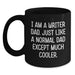 Funny Writer Gifts from Dad's Unique Black Coffee Mug - Graduation Unique Gifts for Writers - Main
