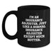 Funny Insurance Adjuster Gifts for Men, Black Coffee Mug with Sassy Quote, Gifts from Friends and Family for Christmas Morning - Main