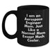 Gifts from Family to Aerospace Engineer Mom Graduation Unique Gifts, Funny Black Coffee Mug with I Am An Aerospace Engineer Mom Quote, 11oz 15oz Ceramic Mug - Main