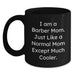Funny Barber Mom Black Coffee Mugs for Him Graduation Unique Gifts from Family - Main