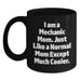 Funny Mechanic Gifts from Mom to Mechanic Friends, Graduation Unique Gifts for Mechanic Men and Women, Black Coffee Mug - Main