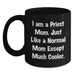 Fun Priest Mom Black Coffee Mugs Gifts for Priest Graduation - Cool Funny Quote - Main