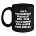 Funny Respiratory Therapist Mom Gifts, Black Coffee Mug for Graduation Unique Gifts from Family, Friends, and Coworkers - Main