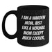 Warden Mom Graduation Unique Gifts for Her, Funny Black Coffee Mug, Quote 'I Am A Warden Mom' - Main