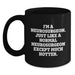 Funny Neurosurgeon Gifts for Men, Christmas Unique Mugs from Friends, Black Coffee Mug, 'I'm A Neurosurgeon...' - Main