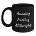 Funny Millwright Gifts from Friends for Birthday, Black Coffee Mug with Amazing Quote - Main