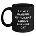 Burmese Cat Lovers Funny Quote Black Coffee Mug Gifts for Her, Unique Graduation Gift Ideas from Friends or Family - Main