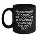 French Bulldog Gifts Funny Quote Black Coffee Mug for French Bulldog Lover Friends Family - Proud Parent Gifts from Men Women - Main