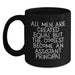 Funny Assistant Principal Gifts, 'All Men Are Created Equal But The Coolest Become An Assistant Principal' Black Coffee Mug, Unique Graduation Gifts for Assistant Principal from Friends and Family - Main