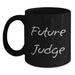 Funny Judge Gifts, Black Coffee Mug for Future Judge, Christmas Unique Present Gifts from Friends - Main