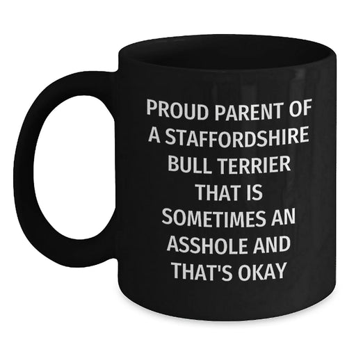 Funny Staffordshire Bull Terrier Dog Lover Gifts from Men to Friends and Family - Christmas Unique Mug - Main