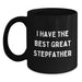 Funny Stepfather Black Coffee Mugs Gifts from Family for Christmas Unique - Main