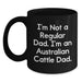 Australian Cattle Dog Black Coffee Mugs, Funny Inspirational Gifts from Men for Australian Cattle Dog Lovers, Christmas Unique Presents - Main