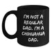 Funny Chihuahua Dad Black Coffee Mugs, Unique Chihuahua Dog Gifts for Birthday Men, Women, Friends, Family - Main