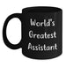 Funny World's Greatest Assistant Gifts for Birthday - Black Coffee Mug from Friends - Main