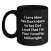 Funny Millwright Quotes Black Coffee Mug Gifts from Friends, Inspirational Funny Millwright Sayings for Graduation, Unique Gifts for Millwright Men - Main