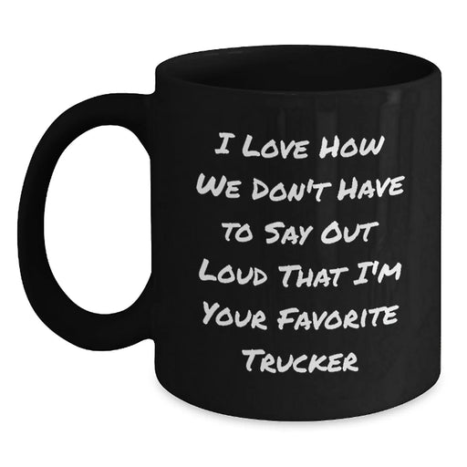 Funny Trucker Gifts from Friends for Birthday Unique Trucker Coffee Lovers - Main