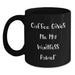 Funny Waitress Gifts from Men to Friends for Christmas - Black Coffee Mug - Coffee Gives Me My Waitress Power - Main
