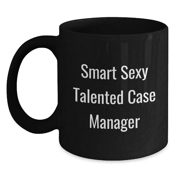 Gifts for Smart Case Managers, Funny Case Manager Mug, Birthday Unique Gifts from Friends to Talented Case Manager - Main