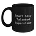 Funny Supervisor Quotes Christmas Black Coffee Mugs Gifts from Men to Women Coworkers - Main