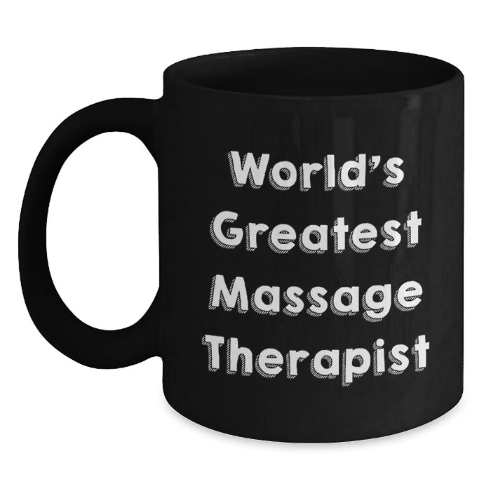 Funny 'World's Greatest Massage Therapist' Gifts from Friends for Massage Therapist Men - Main