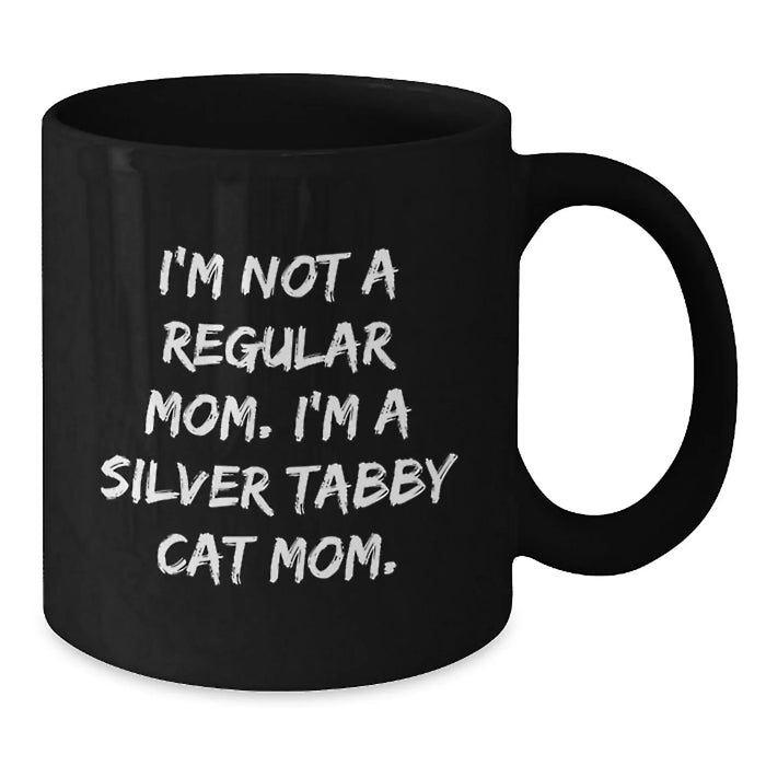 Funny Silver Tabby Cat Mom Mug Gifts from Men to Women for Christmas Unique Presents - Additional