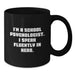 Unique School Psychologist Mug, Funny Quote, Christmas Unique Gifts from Friends or Family for Men or Women, Black Coffee Mugs for School Psychologists - Additional
