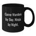 Game Warden Ninja Coffee Mug Gifts from Friends, Birthday Unique Gifts for Game Wardens - Additional