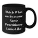 Funny Nursing Gifts for Nurse Practitioners, Gifts from Friends, Black Coffee Mugs for Christmas Unique Gifts - Additional