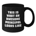 Gifts for Awesome Principals, Unique Black Coffee Mugs, Funny Quote 'This Is What An Awesome Principal Looks Like' - Gifts from Friends and Family - Additional