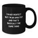 Funny Analyst Gifts for Men - Men Gifts from Friends - Christmas Unique Mugs for Analysts - Additional
