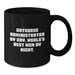Database Administrator Gifts - Funny Quote Black Coffee Mug, Perfect for World's Best Mom by Night, Christmas Unique Gifts from Family to Database Administrator - Additional