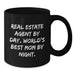 Funny Real Estate Agent Gifts from Mom World's Best Mug Black Coffee for Real Estate Agent Men - Additional