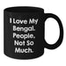 Bengal Cat Lover Gifts from Friends and Family - Funny Quote Black Coffee Mug, Christmas Unique Presents for Bengal Cat Enthusiasts and Coffee Lovers - Additional