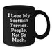 Funny Scottish Terrier Dog Lovers Gifts from Family for Him or Her, Black Coffee Mug, Christmas Unique Mugs for Scottish Terrier Dog Owners - Additional