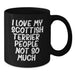 Funny Scottish Terrier Dog Lover Gifts for Men, Unique Black Coffee Mugs for Christmas Unique Gifts from Friends, Family, or Coworkers - Additional